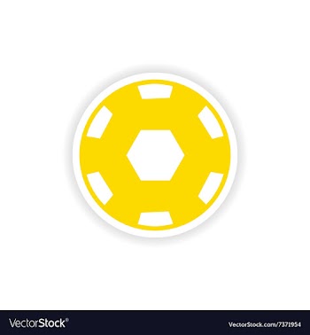 Icon sticker realistic design on paper ball vector image