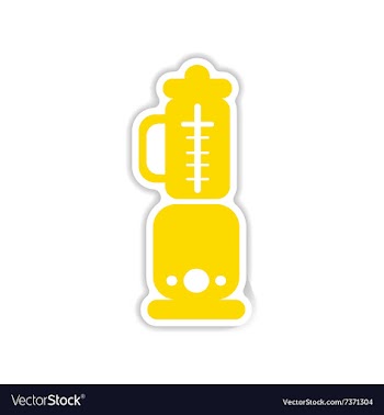 Icon sticker realistic design on paper blender vector image
