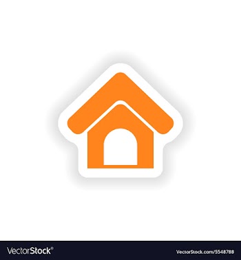 Icon sticker realistic design on paper Booths for vector image