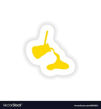 Icon sticker realistic design on paper coffee Turk vector image