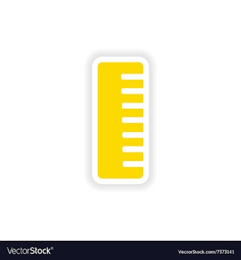 Icon sticker realistic design on paper comb vector image