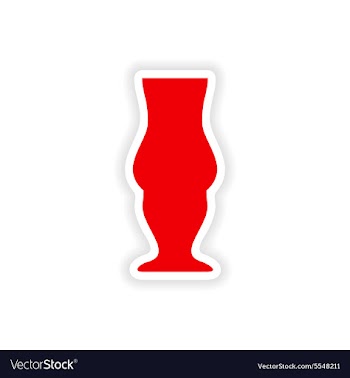 Icon sticker realistic design on paper drinks vector image