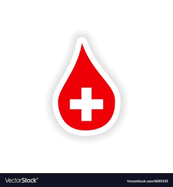 Icon sticker realistic design on paper drop vector image