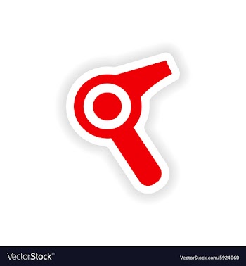 Icon sticker realistic design on paper dryer vector image