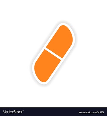 Icon sticker realistic design on paper eraser vector image