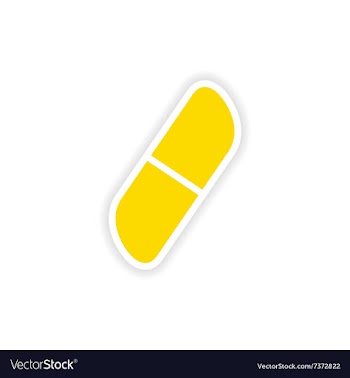 Icon sticker realistic design on paper eraser vector image