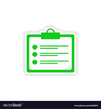 Icon sticker realistic design on paper form vector image