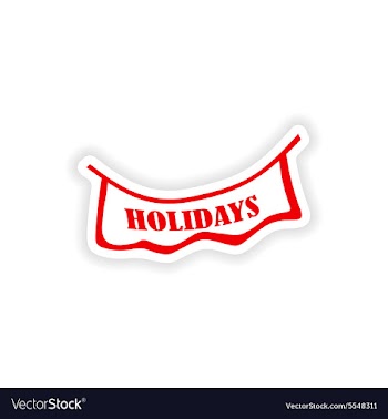 Icon sticker realistic design on paper garland vector image