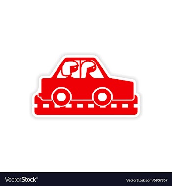 Icon sticker realistic design on paper girlfriend vector image