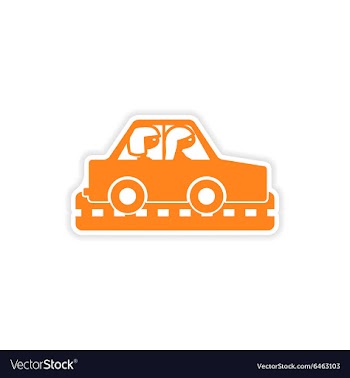 Icon sticker realistic design on paper girlfriend vector image