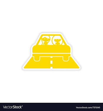 Icon sticker realistic design on paper girlfriend vector image