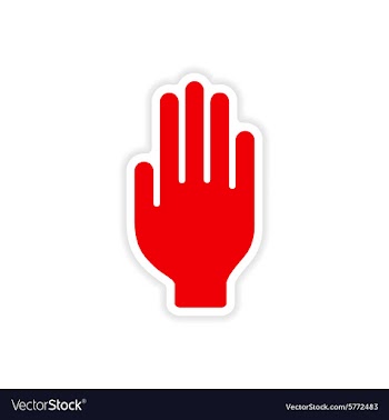 Icon sticker realistic design on paper hand brush vector image