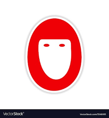 Icon sticker realistic design on paper hijab vector image