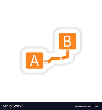 Icon sticker realistic design on paper interval vector image