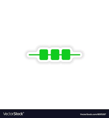 Icon sticker realistic design on paper kebab vector image