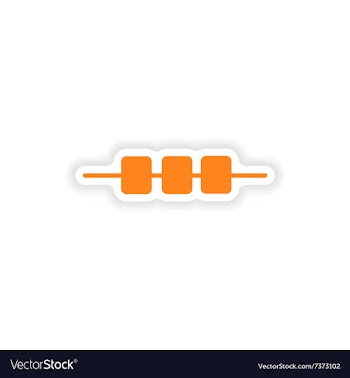 Icon sticker realistic design on paper kebab vector image
