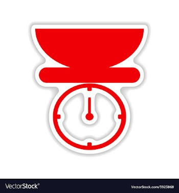 Icon sticker realistic design on paper kitchen vector image