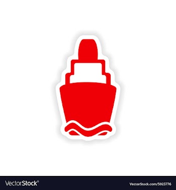 Icon sticker realistic design on paper lighthouse vector image