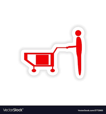 Icon sticker realistic design on paper loader vector image