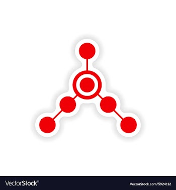 Icon sticker realistic design on paper local vector image