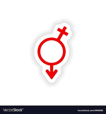 Icon sticker realistic design on paper Man and vector image