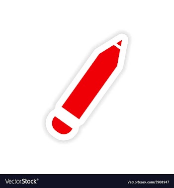 Icon sticker realistic design on paper marker vector image