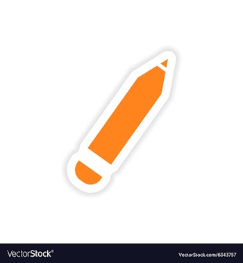 Icon sticker realistic design on paper marker vector image