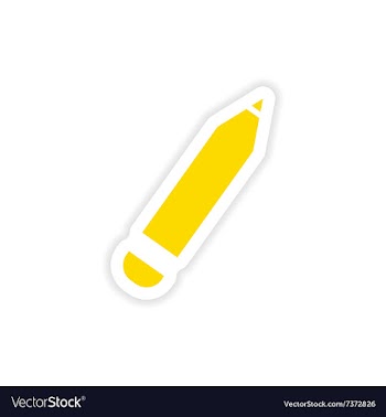 Icon sticker realistic design on paper marker vector image
