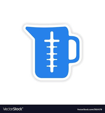 Icon sticker realistic design on paper measure vector image