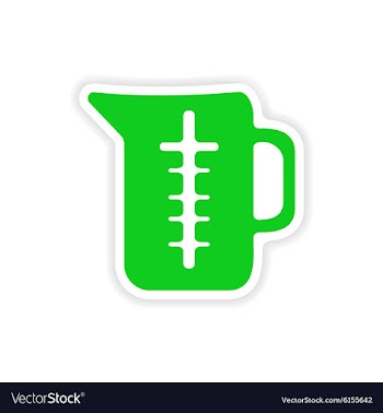 Icon sticker realistic design on paper measure vector image