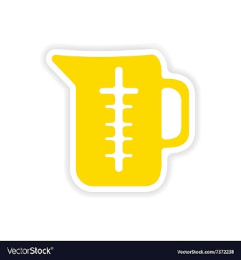 Icon sticker realistic design on paper measure vector image