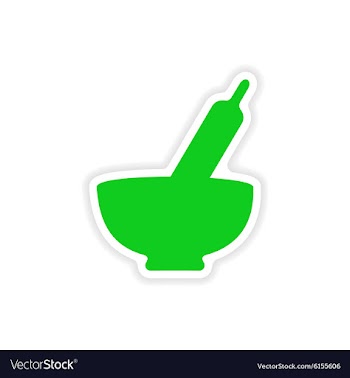 Icon sticker realistic design on paper mortar vector image