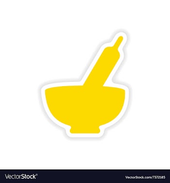 Icon sticker realistic design on paper mortar vector image