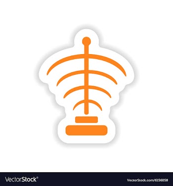 Icon sticker realistic design on paper mystical vector image