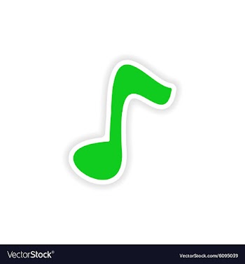 Icon sticker realistic design on paper note vector image