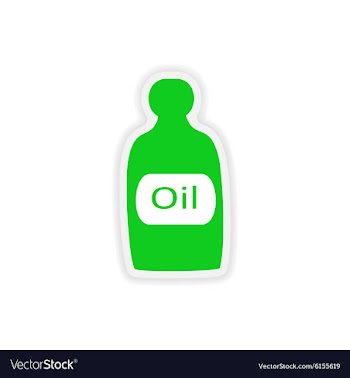 Icon sticker realistic design on paper oil vector image
