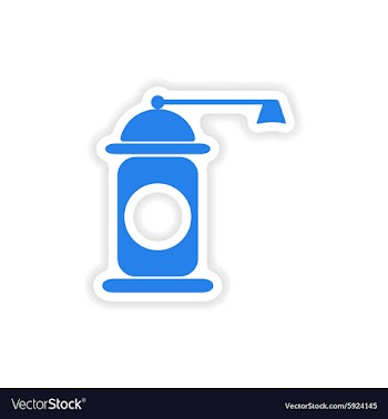 Icon sticker realistic design on paper pepper mill vector image