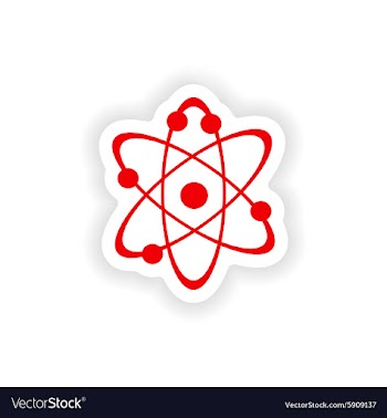 Icon sticker realistic design on paper physics vector image