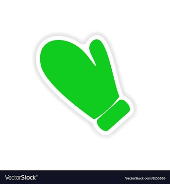 Icon sticker realistic design on paper potholder vector image