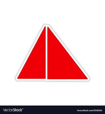 Icon sticker realistic design on paper pyramids vector image