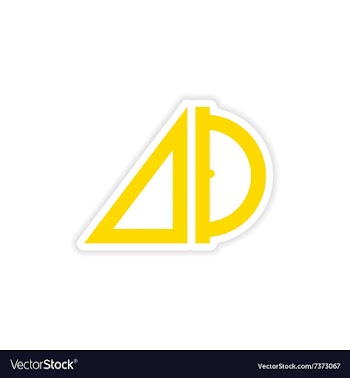Icon sticker realistic design on paper ruler icon vector image