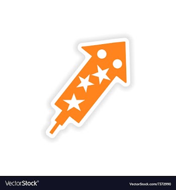 Icon sticker realistic design on paper salute vector image