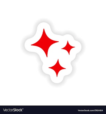 Icon sticker realistic design on paper shine vector image