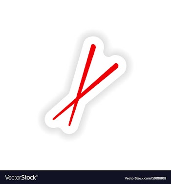 Icon sticker realistic design on paper Sticks for vector image