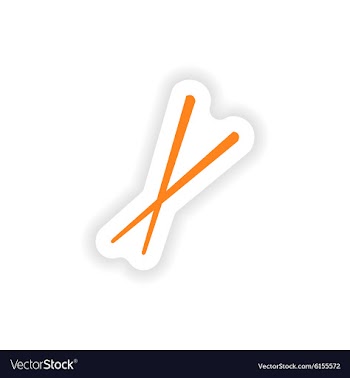Icon sticker realistic design on paper Sticks for vector image