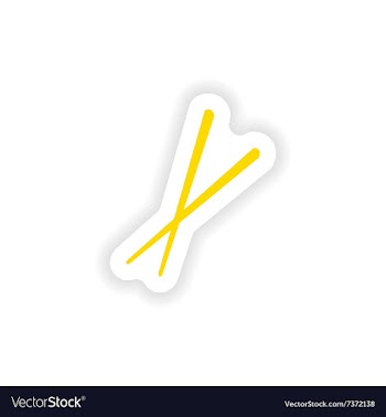 Icon sticker realistic design on paper Sticks for vector image