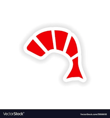 Icon sticker realistic design on paper tempura vector image