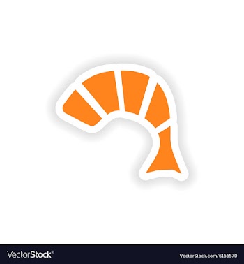 Icon sticker realistic design on paper tempura vector image