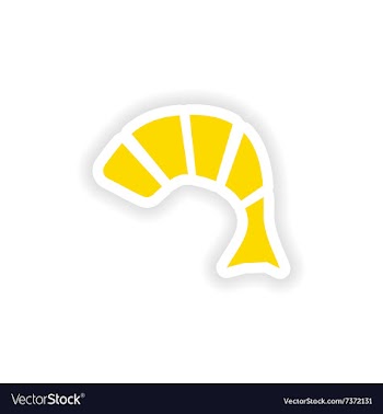 Icon sticker realistic design on paper tempura vector image