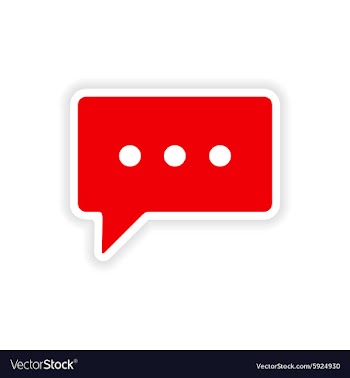 Icon sticker realistic design on paper thinking vector image